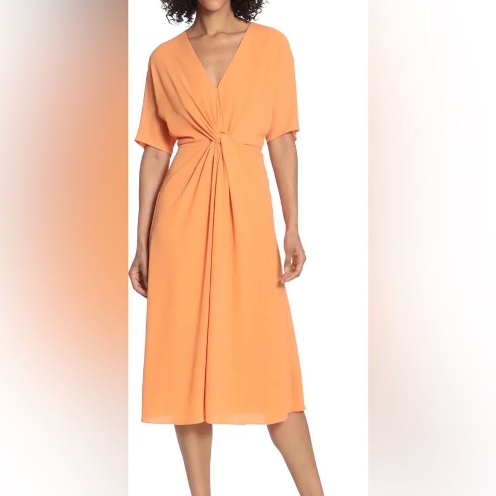 NWT Maggy London Draped twist front dress size 10